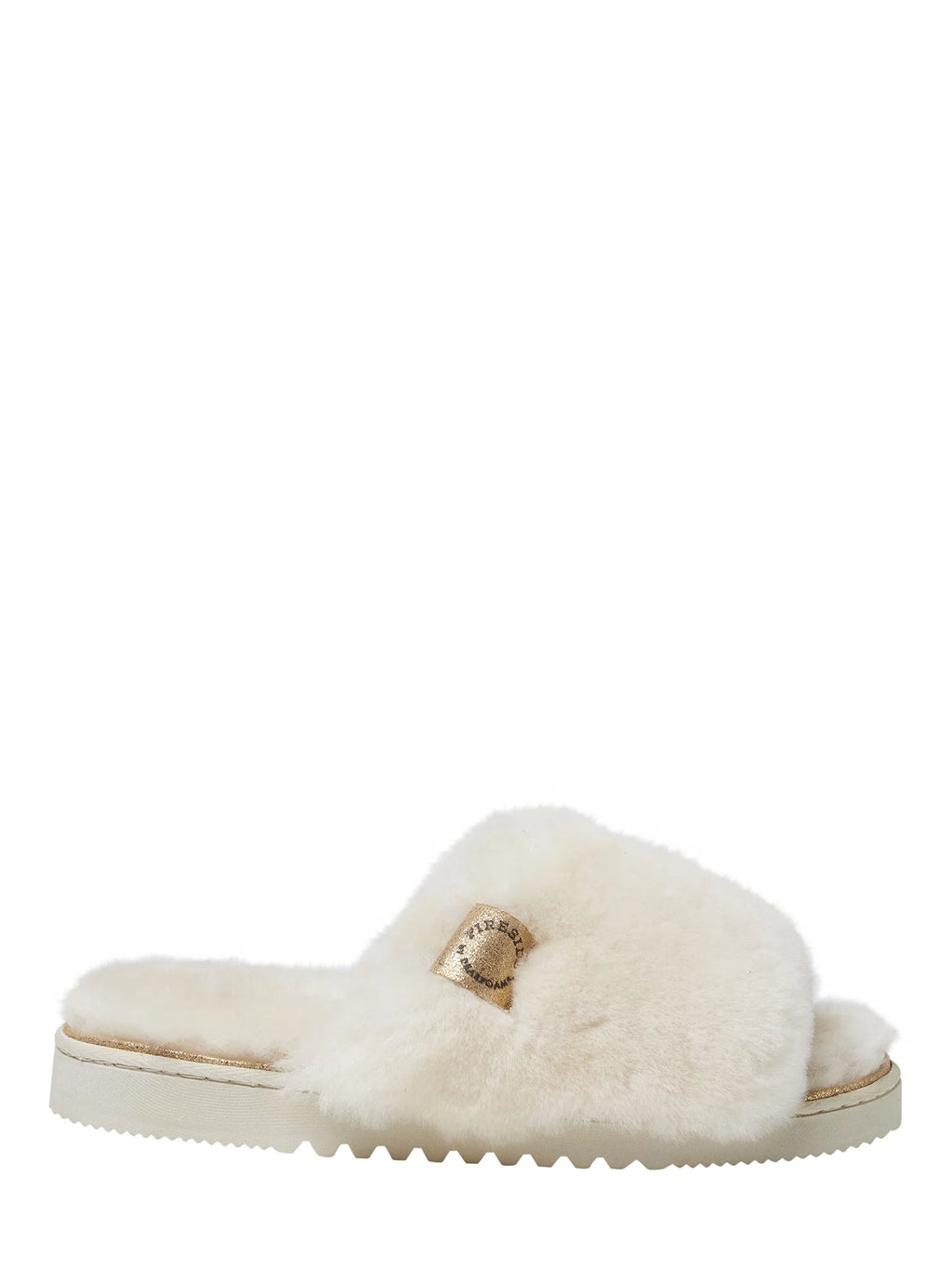 Fireside by Dearfoams Women's Cairns Genuine Shearling Slide Slipper A221647