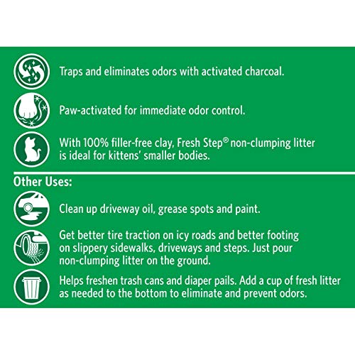 Fresh Step Non-Clumping Cat Litter with Febreze Freshness, Scented, 14 lbs A342803