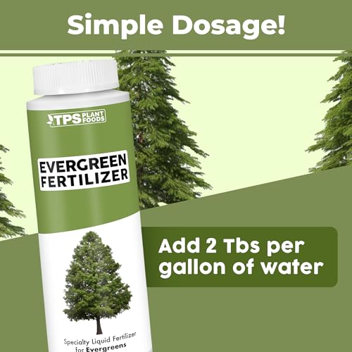 Evergreen Tree Fertilizer for Conifer Trees and Shrubs, Liquid Plant Food 32 oz P267
