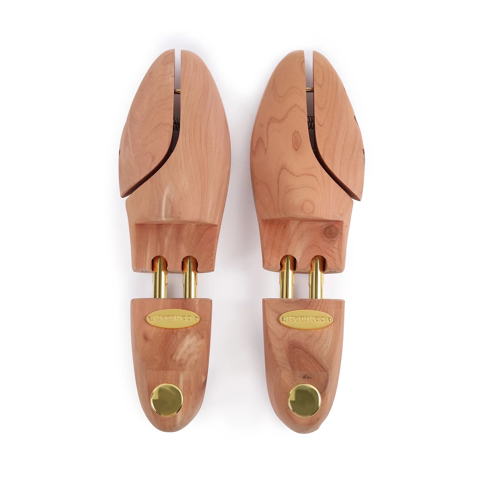 CONSDAN Cedar Shoe Trees for Men Women, Adjustable, Medium, 2 Pairs I279099