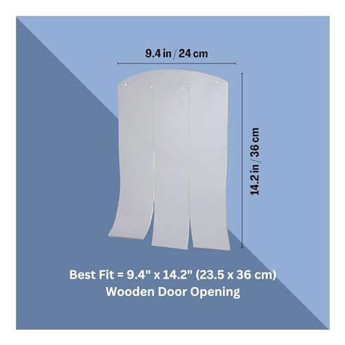 Trixie Natura Vinyl Dog Door Flap Replacement, Clear Plastic J982941