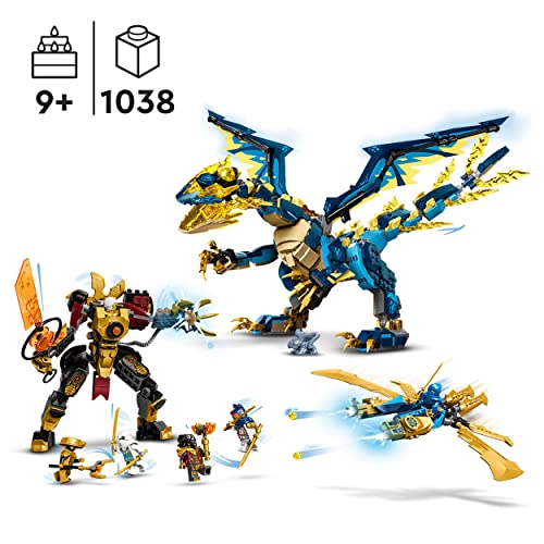LEGO 71796 Ninjago Elemental Dragon vs Empress Robot Building Set H710686