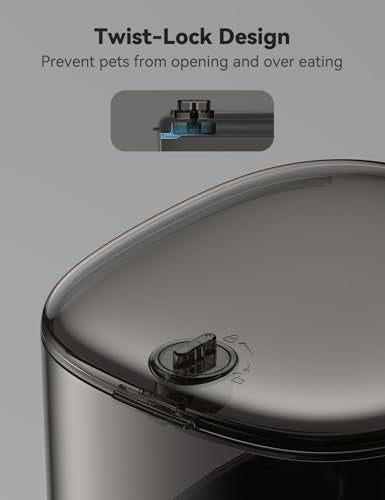 WOPET 6L Automatic Cat Feeder with WiFi APP Control and Low Food Sensor I3860