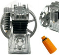 Air Compressor Pump 3HP 250L/min Air Compressor Head Pump Cylinder Cast Iron Air Compressor Head Piston Style Lubrication Pump