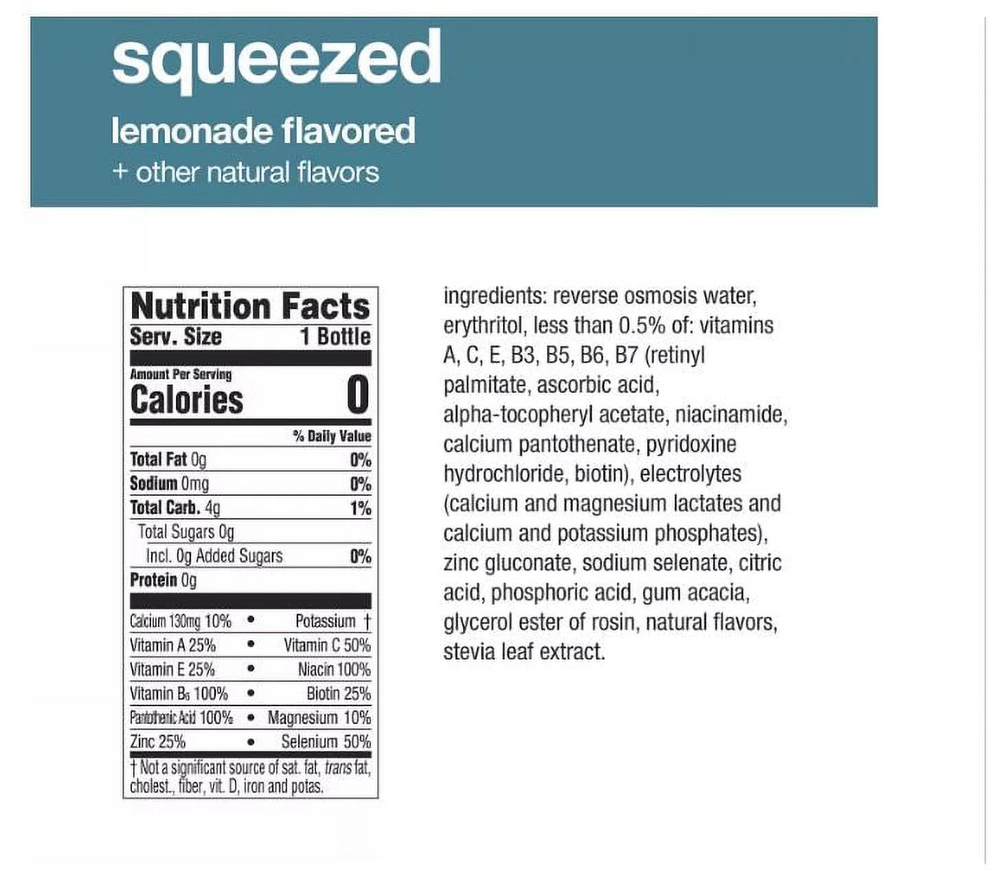 Glaceau Vitaminwater Zero Variety Pack, 20 fl oz, 20 pk D9746