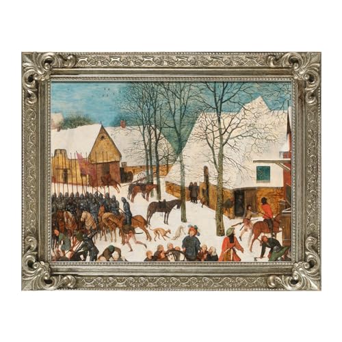12x16 Wood Canvas Frame Gothic Ornate Black for Wall Art D3778