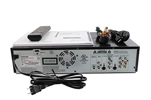 Toshiba VHS to DVD Recorder VCR Combo with Remote, HDMI (Renewed) I721797