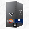 HP Victus 15L Desktop | Gaming PC | AMD Ryzen 5 5600G, Hex-Core Processor | 32GB RAM, 1TB SSD | AMD Radeon RX 6400 Graphics | WiFi 6 | Windows 11 Home | Mica Silver