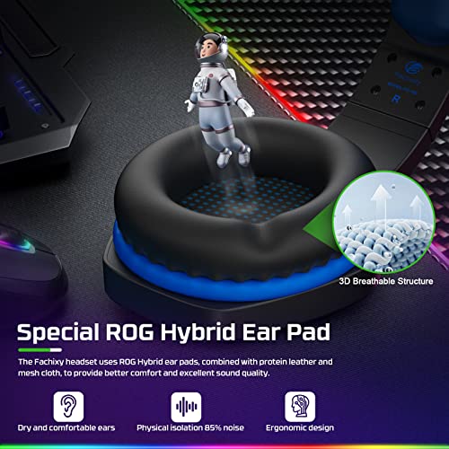 FC100 Wireless Gaming Headset with Microphone for PS5, PS4, PC, Mac, Switch P7184