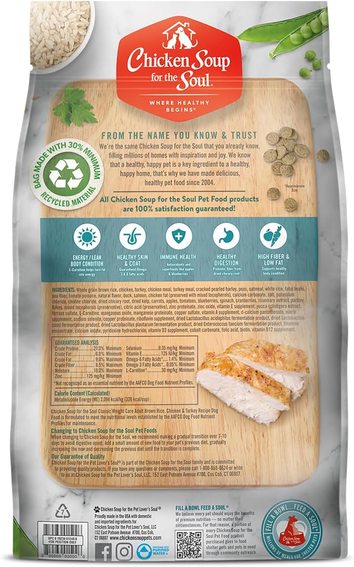 Chicken Soup for the Soul Grain Free Salmon & Sweet Potato Dry Dog Food, 4LB G572