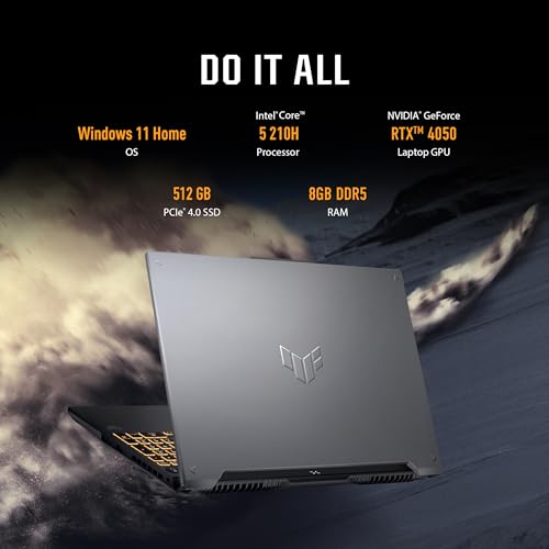 ASUS TUF Gaming F16 (2024) Gaming Laptop, 16” FHD+ 144Hz, RTX 4050, 8GB DDR5, 512GB SSD, Windows 11 B464