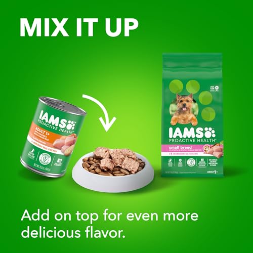 IAMS Small & Toy Breed Adult Dry Dog Food with Real Chicken, 15 lb. Bag F3815