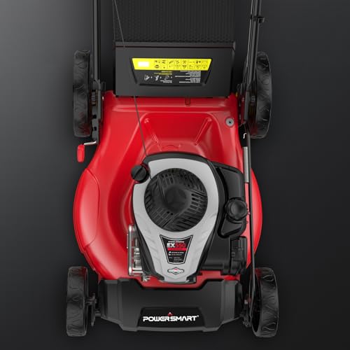 PowerSmart Gas Lawn Mower 21-Inch Steel Deck, 140cc Briggs and Stratton Engine G51848