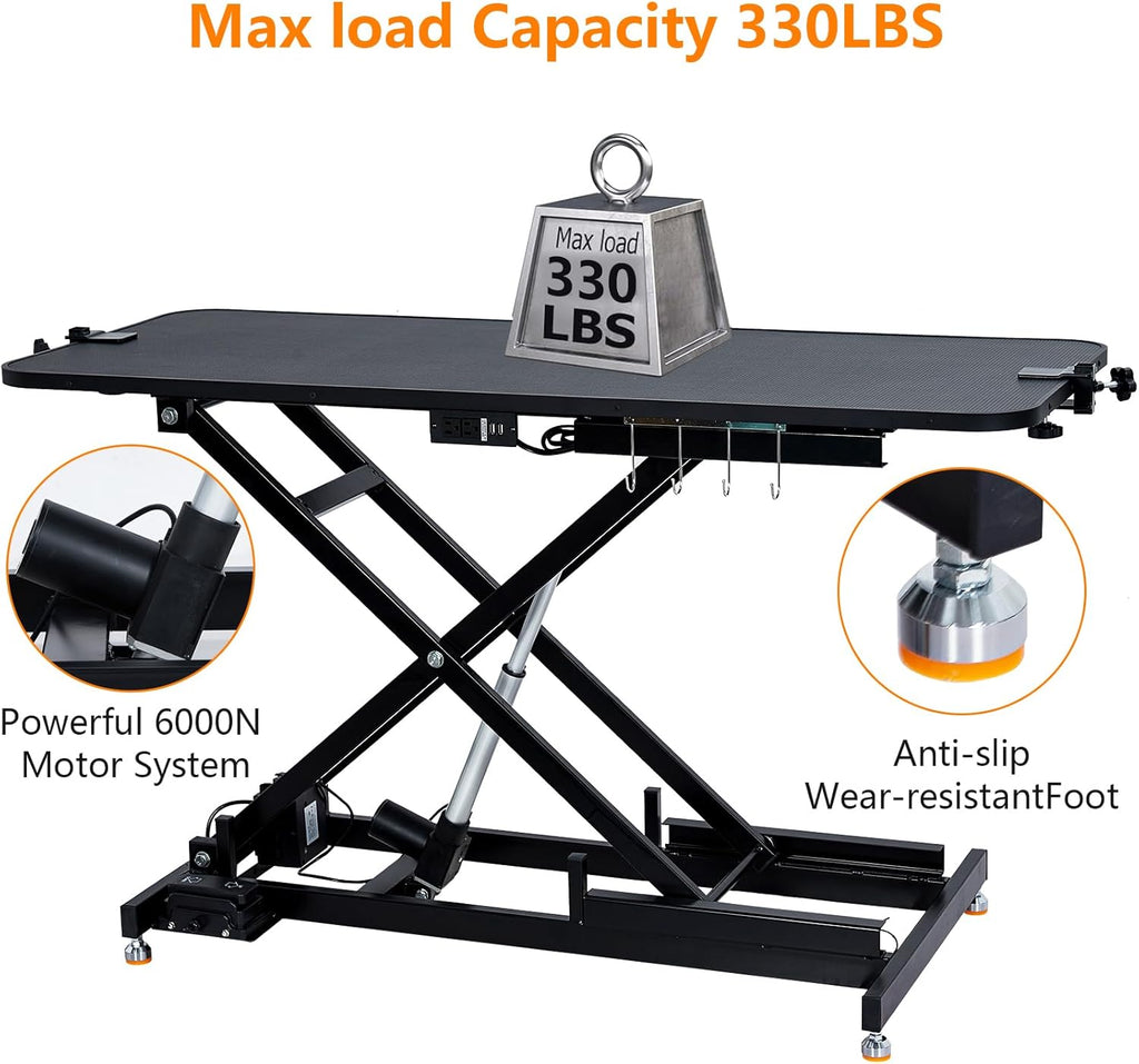 Hydraulic Dog Grooming Table for Pet, Heavy Duty, 350Lbs Capacity T285295