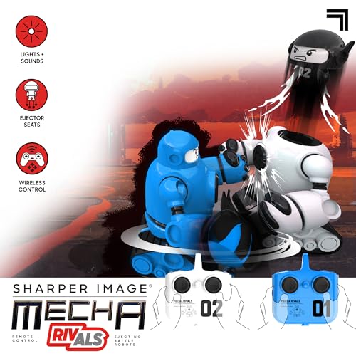Sharper Image Mecha Rivals Remote Control Battle Robots Two-Player Set M255462