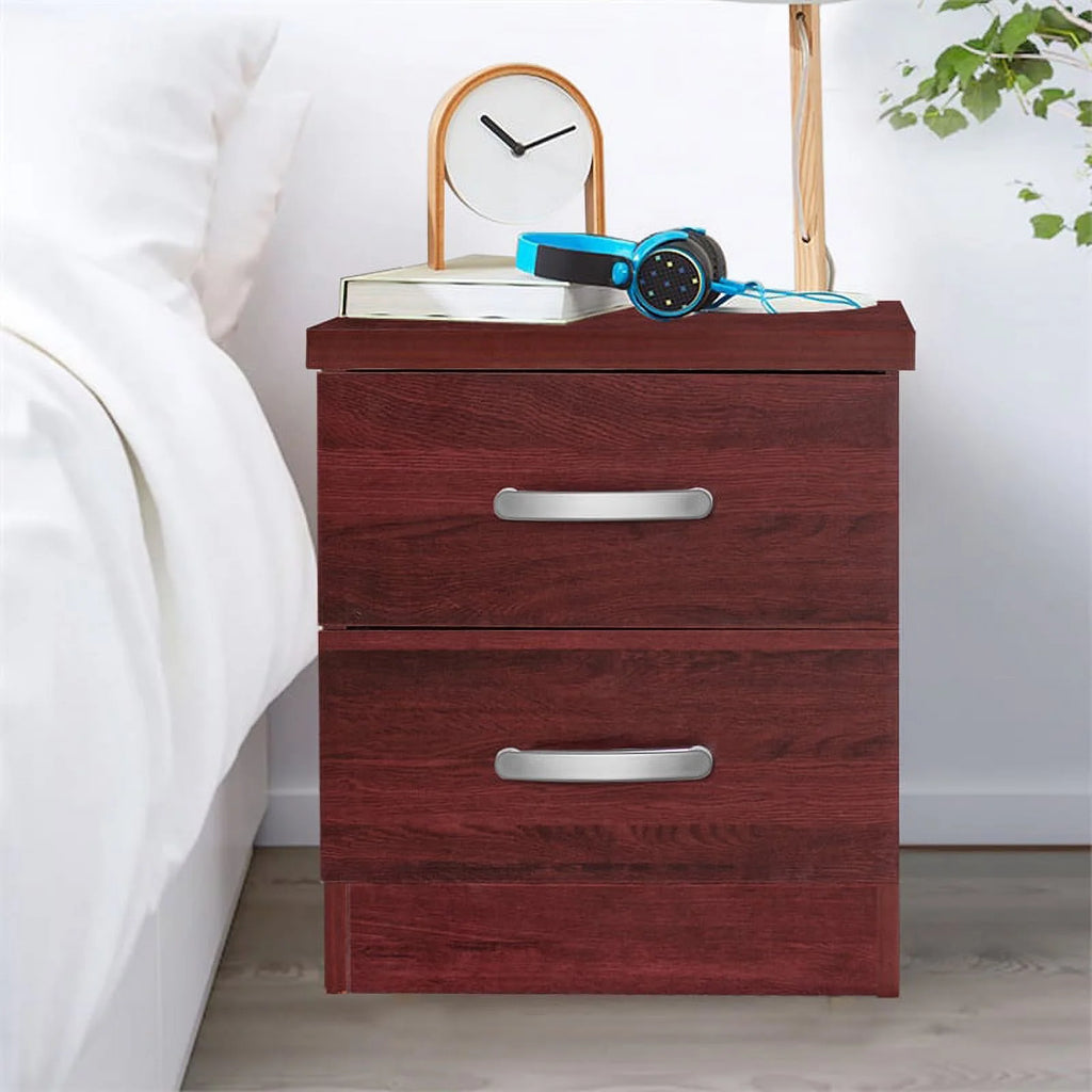 Home Square 3-Piece Queen Bedroom Set with Tall Chest, Wardrobe & Nightstand N72504