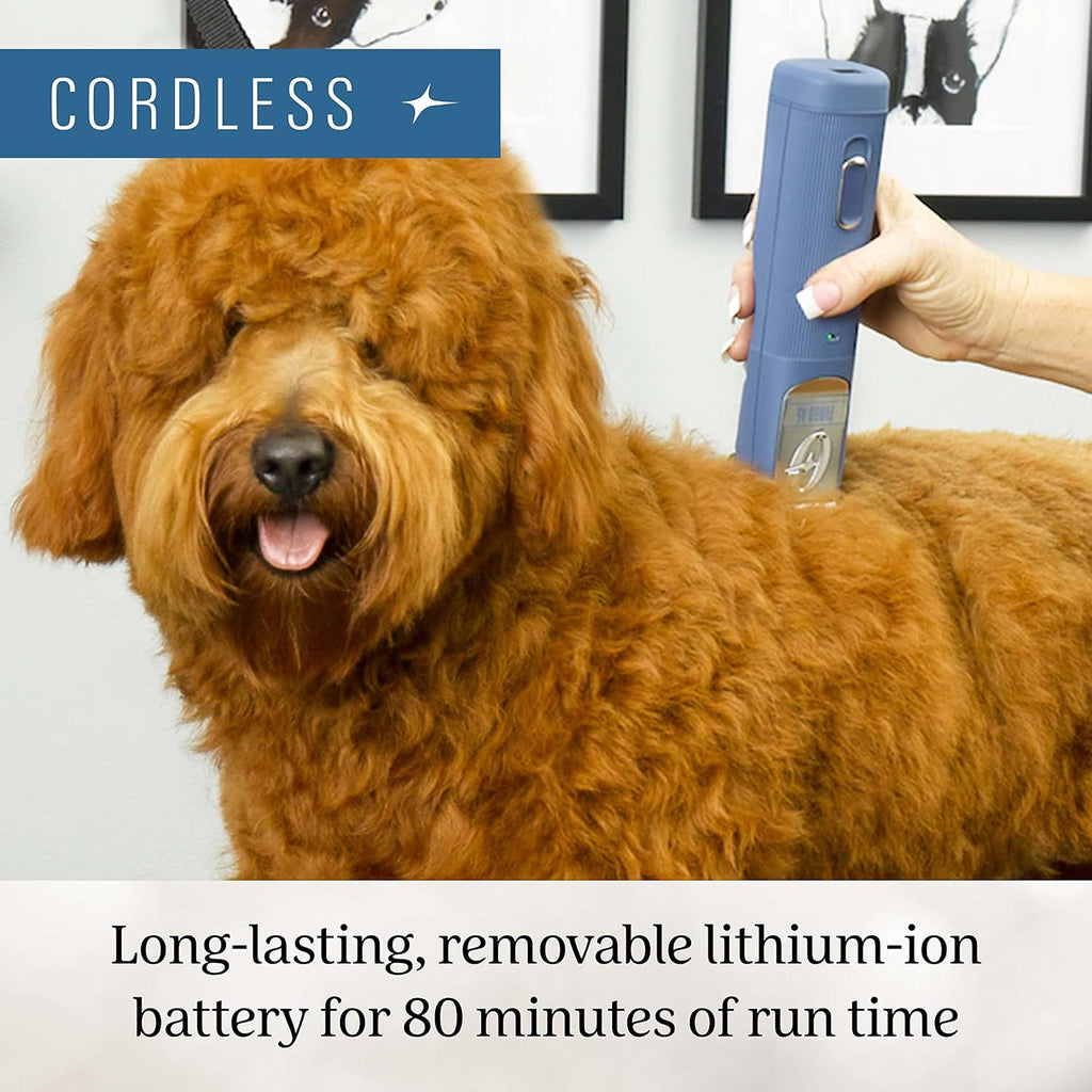 Oster Professional Cordless Turbo A5 Animal Clipper for Dogs, Blue O906