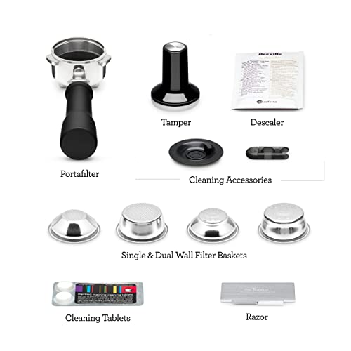 Breville Bambino Plus Espresso Machine BES500BSS, Brushed Stainless Steel D96702