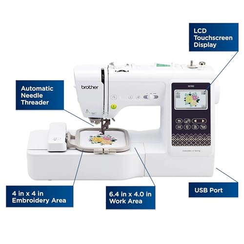 Brother SE700 Embroidery & Sewing Machine with 4" x 4" Hoop and Accessories O272442