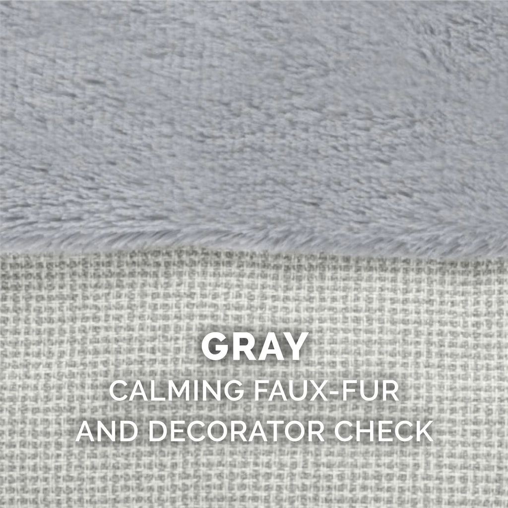 FurHaven Orthopedic Comfy Couch Dog Bed, Gray W9684