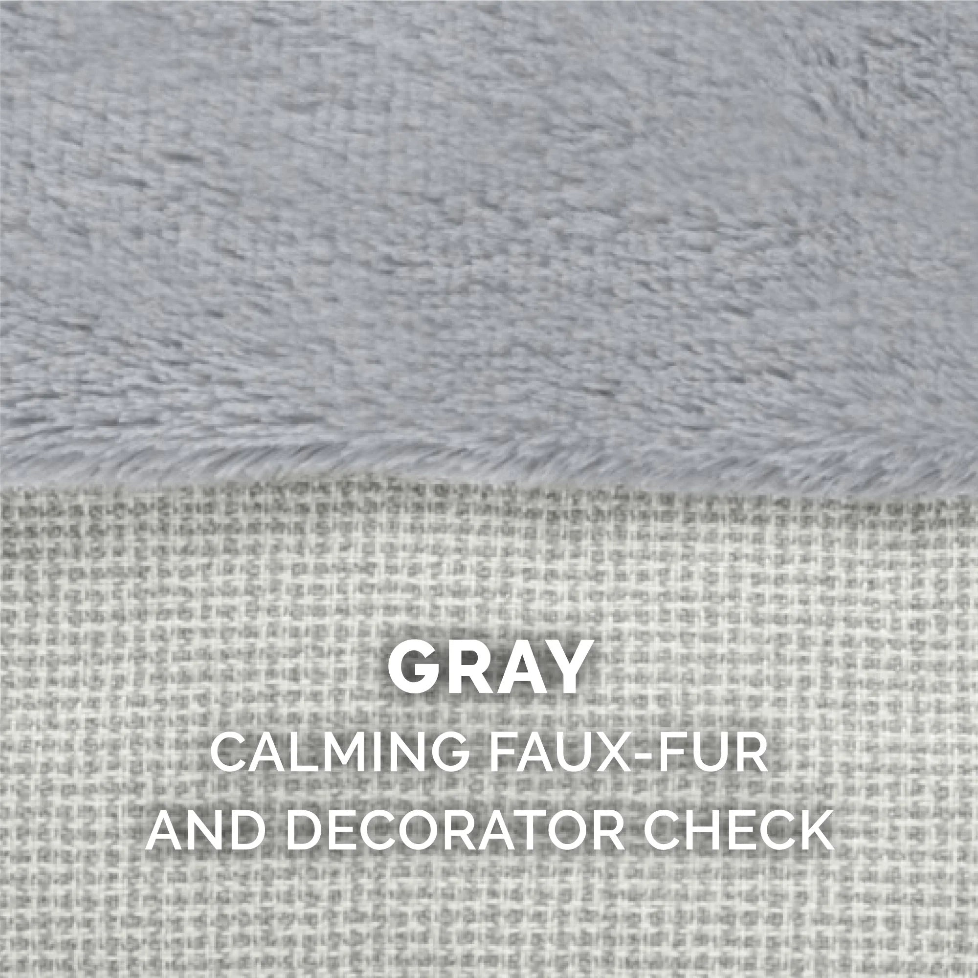 FurHaven Orthopedic Comfy Couch Dog Bed, Gray W9684