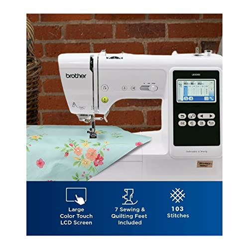 Brother SE600 Sewing and Embroidery Machine, Computerized, 80 Designs W475587