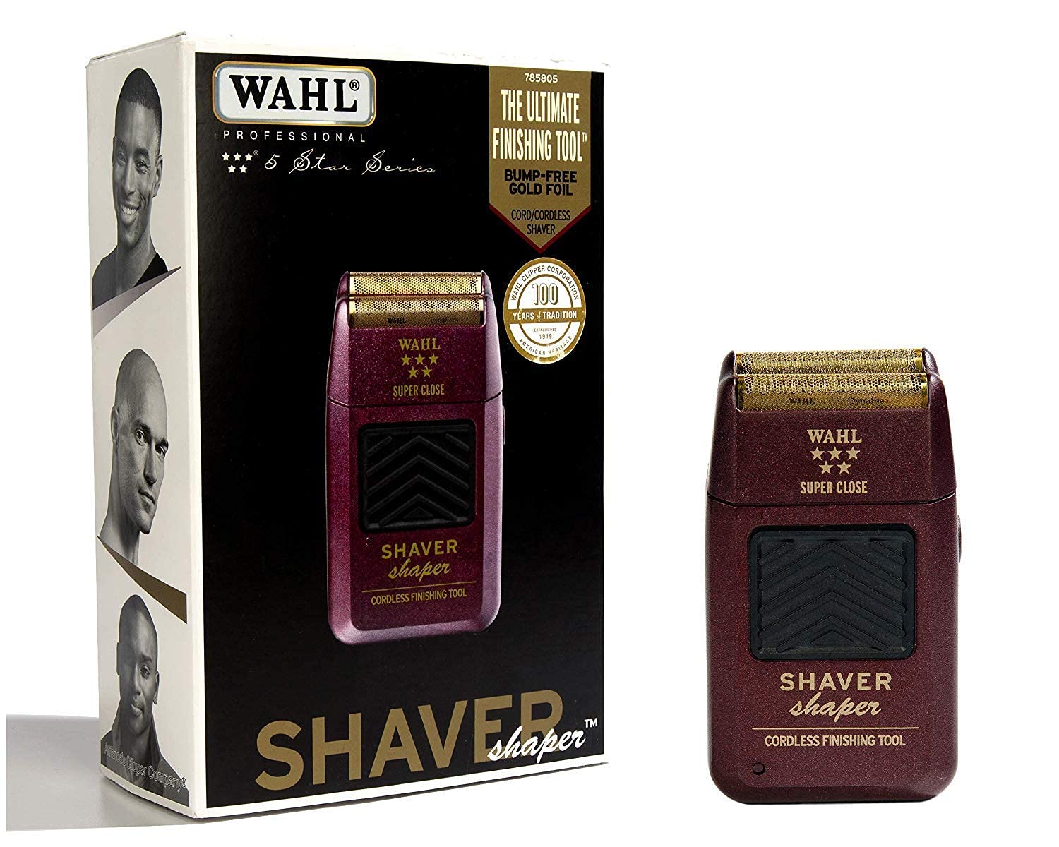 Wahl Professional 5-Star Series Rechargeable Shaver/Shaper with Travel Case B84438