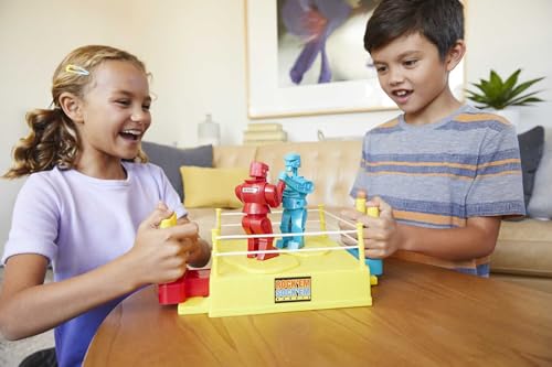 Mattel Games Rock 'Em Sock Em Robots Boxing Ring Game T90174