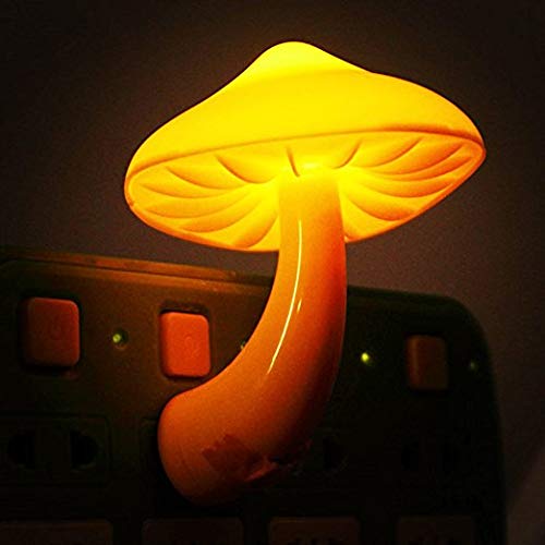 AUSAYE 5Pack Sensor LED Night Light Plug in Mushroom Lamp for Bedroom G797882