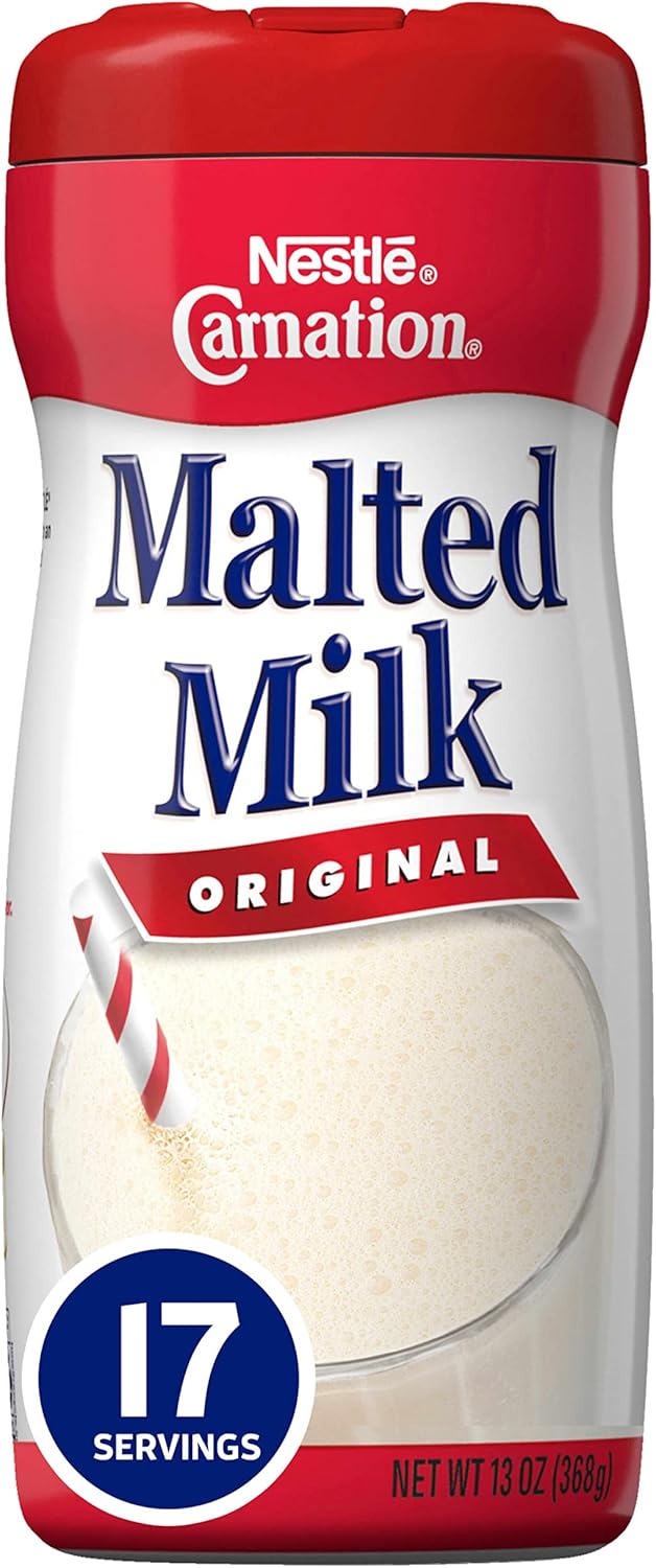 Nestle Carnation Original Malted Milk Powder Mix, 13 OZ Canister