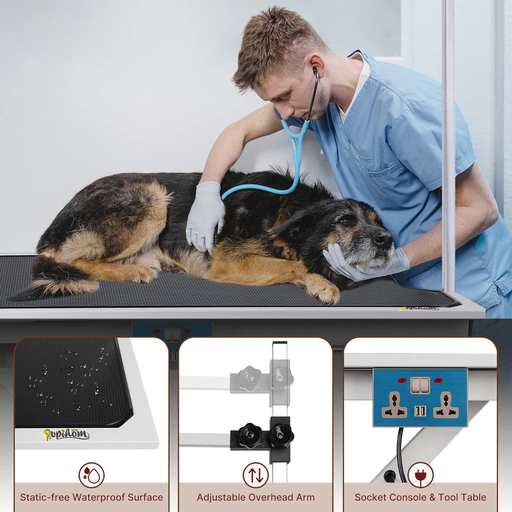 Hydraulic Electric Pet Grooming Table with Adjustable Arms and Nooses S52743