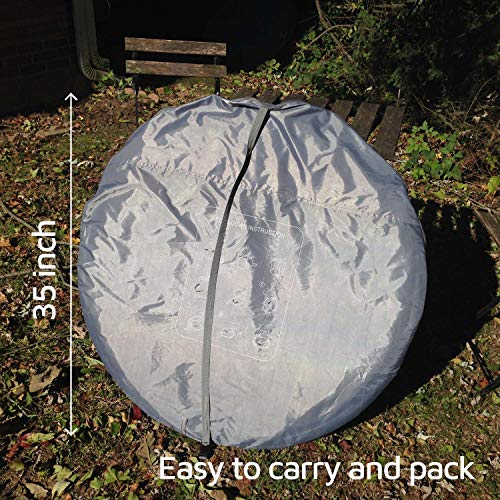 4 Person Pop Up Tent Waterproof Automatic Setup for Camping E652949
