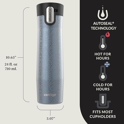 Contigo AUTOSEAL West Loop Vacuum-Insulated Stainless Steel Travel Mug 20 oz U753927