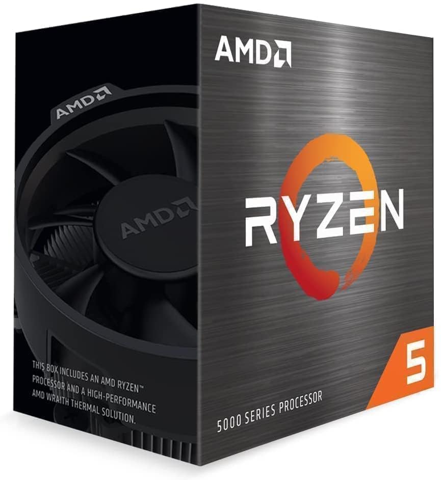 AMD Ryzen 5 5500 6-Core 12-Thread Desktop Processor with Wraith Stealth Cooler I150