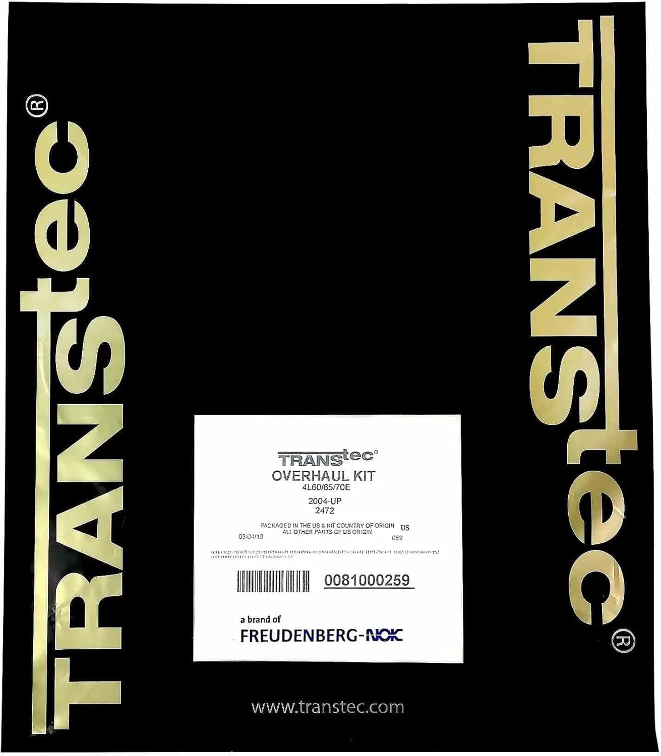 4L60E OVERHAUL KIT 2004-ON THIS KIT CONTAINS ALL THE SOFT PARTS TO REBUILD YOUR 4L60E GASKETS-ORINGS-LIP SEALS-SEALING RINGS-METAL CLAD SEALS ALL PARTS ARE OE QUALITY BY TRANSTEC
