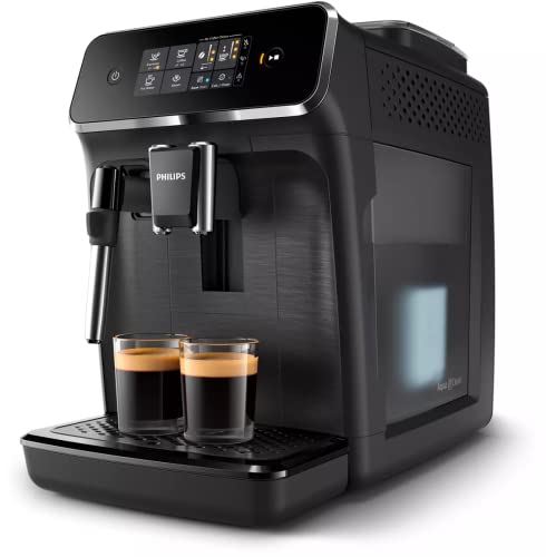 Philips 2200 Series Fully Automatic Espresso Machine with Milk Frother, Black I7236