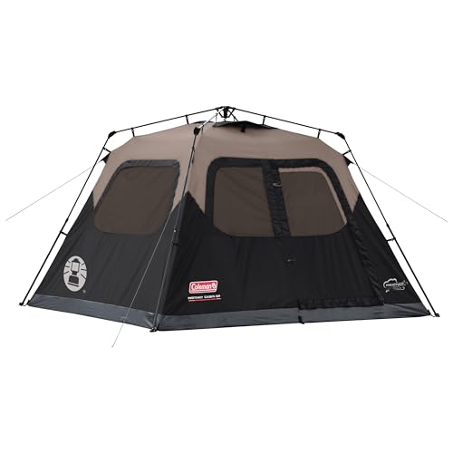 Coleman Instant Tent with 1-Minute Setup, 4/6/8/10 Person, Carry Bag H1828