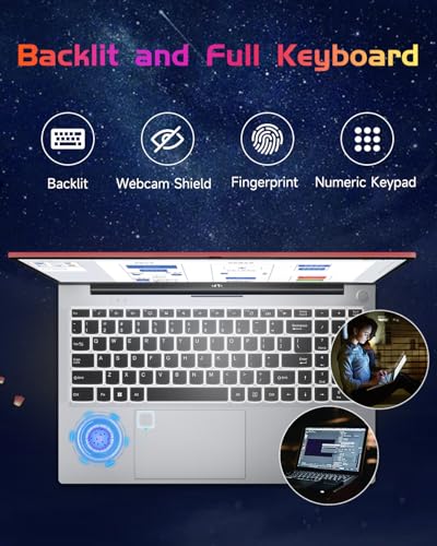 NIMO 15.6 IPS FHD Laptop, 16GB RAM 1TB SSD, Intel Pentium N100, Backlit Keyboard, Win 11 E701