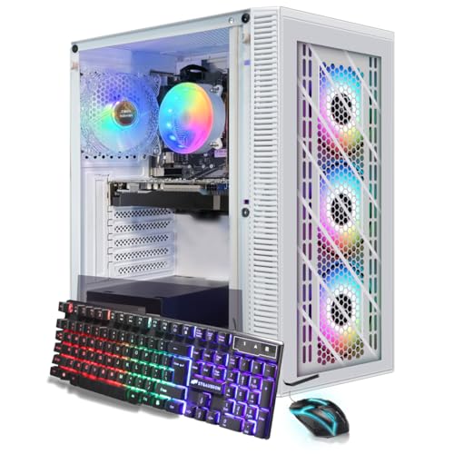 STGAubron Gaming PC Desktop, Intel Core i7, Radeon RX 580 8G, 16G RAM, 512G SSD G93438