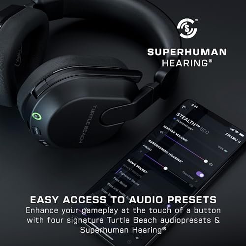 Turtle Beach Stealth 500 Wireless Gaming Headset for Xbox Series X|S, Bluetooth, Black U45572
