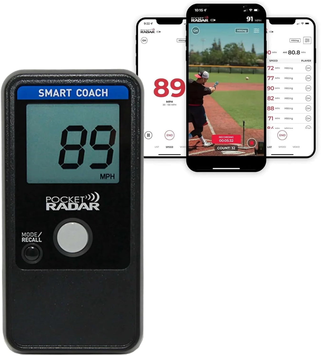 Pocket Radar Baseball Radar Gun - Smart Coach