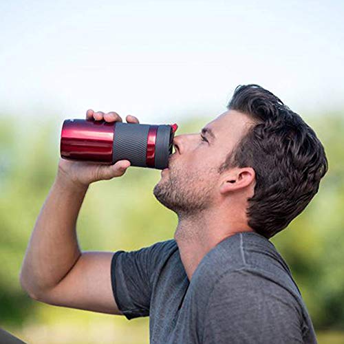 Contigo Byron Snapseal Travel Mug, Stainless Steel, 590ml, Black I34141