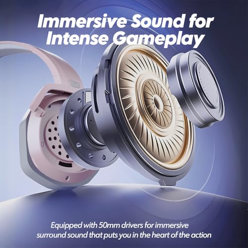 NUBWO G06 Dual Wireless Gaming Headset with Microphone for PS5, PS4, PC O599