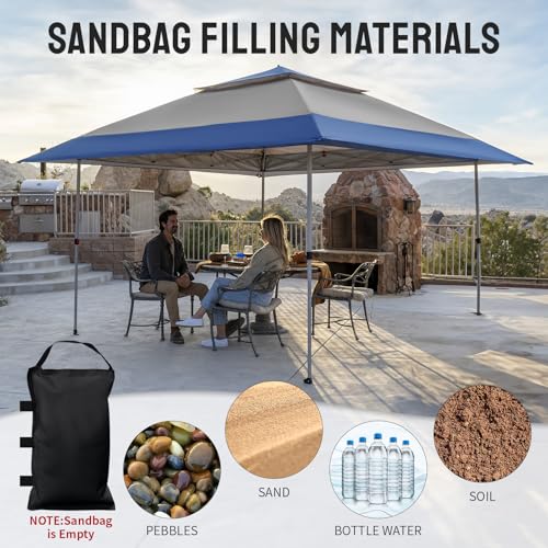CROWN SHADES 13x13 Pop Up Gazebo with Wheeled STO-N-Go Cover Bag (Grey) N449398