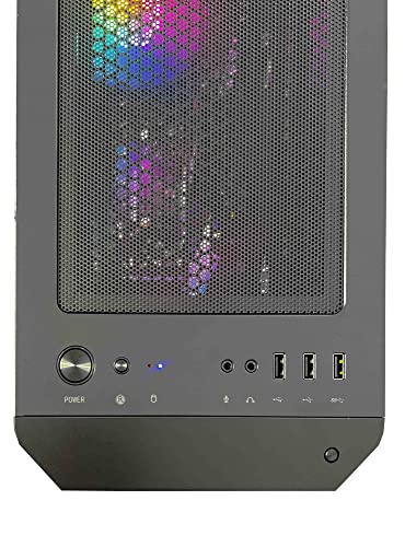 NSXGAMING Nova Desktop Gaming Computer, AMD Ryzen 5 5600G, 16GB DDR4, 512GB SSD N7906