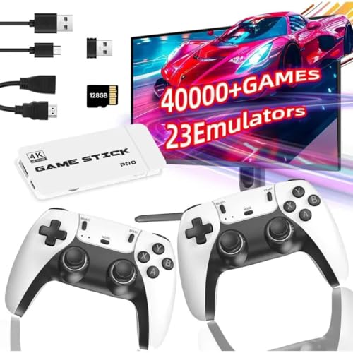 Retro Gaming Console Pro 4K with 20,000+ Games and Dual Wireless Controllers T2182