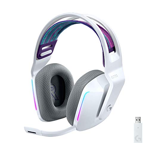 Logitech G733 Lightspeed Wireless Gaming Headset – Black, PC, PS5, PS4, Switch F9206