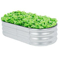 LINEX Galvanized Raised Garden Bed 4x2x1 ft Metal Planter Box T46320
