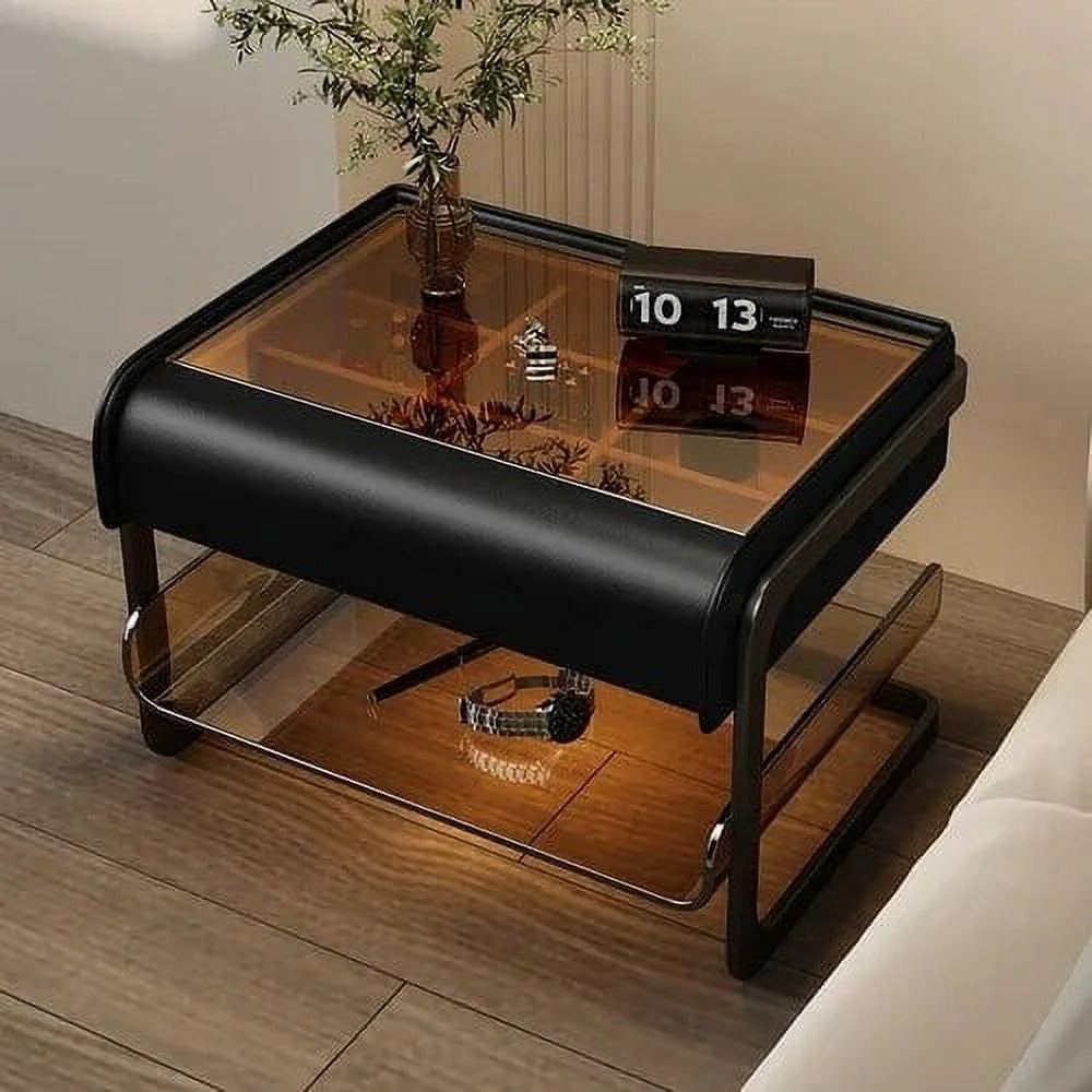 Acrylic Wireless Charging Bedside Table WKNS Q181556