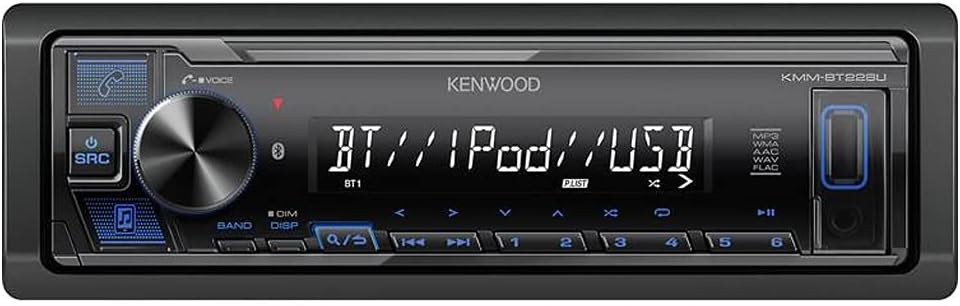 Kenwood KMM-BT228U Digital Media Receiver (Does not Play CDs)